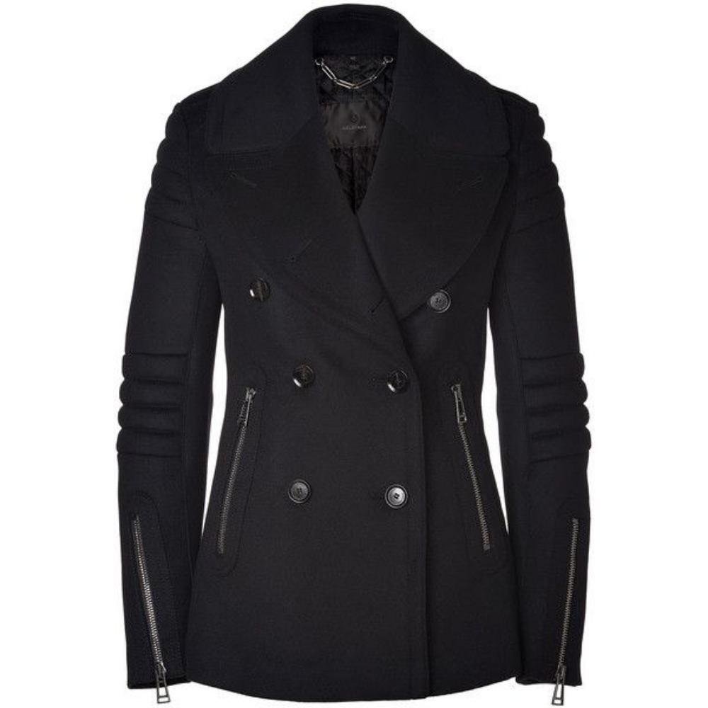 Belstaff croft moto peacoat msrp$1550 sz 38 (IT)